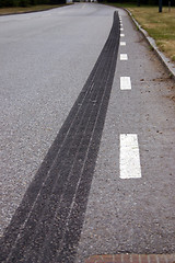 Image showing brake tracks