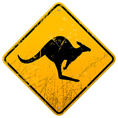 Image showing Kangaroo Vintage Sign