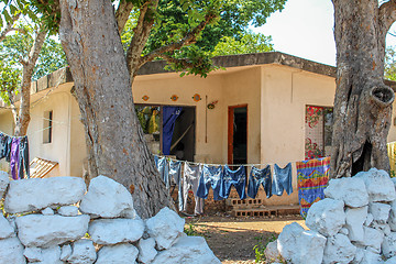 Image showing Typical ethnic minorities homes in the yucatan 