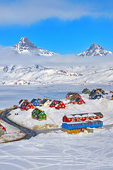 Image showing Tasiilaq  in winter time