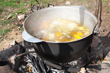 Image showing Fish soup