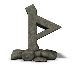 Image showing stone rune