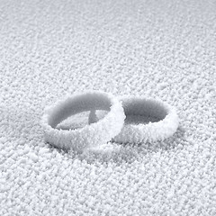 Image showing cold wedding rings