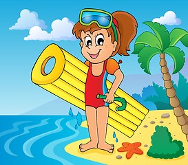 Image showing Summer water activity theme 6