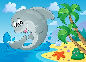 Image showing Image with dolphin theme 5