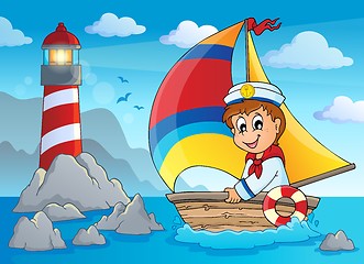 Image showing Image with sailor theme 4