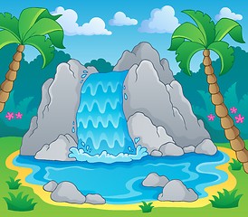 Image showing Image with waterfall theme 2