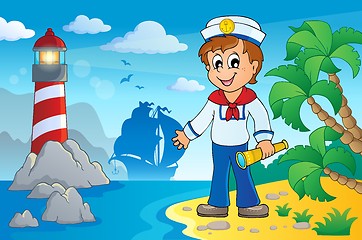 Image showing Image with sailor theme 5