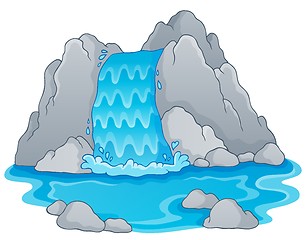 Image showing Image with waterfall theme 1