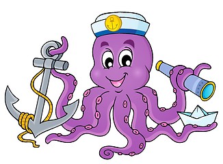 Image showing Image with octopus sailor 1