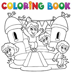 Image showing Coloring book kids play theme 5