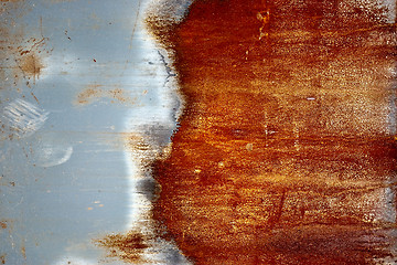 Image showing Colored grunge iron background