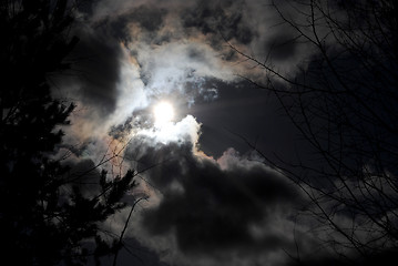 Image showing The sky in the clouds.