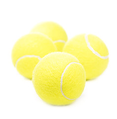 Image showing tennis balls