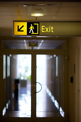 Image showing Exit