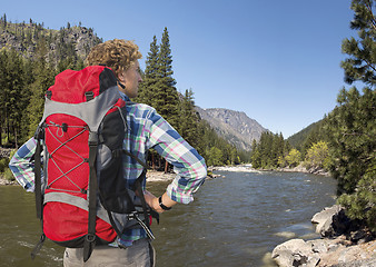 Image showing North Cascades Hiker