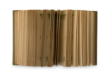 Image showing Open old book