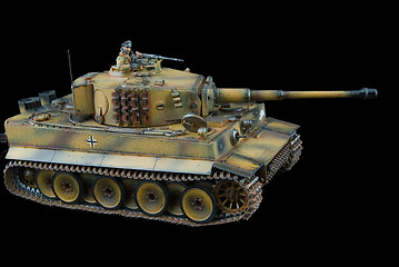 Image showing German heavy tank of World War II model