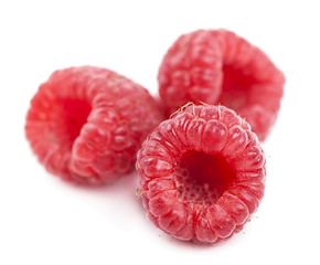 Image showing Ripe raspberries