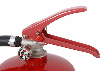 Image showing detail of fire extinguisher