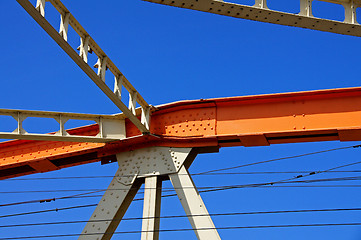 Image showing Beams of the bridge 