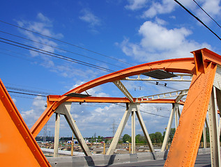 Image showing Bridge and sky 