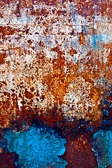 Image showing Colored grunge iron background