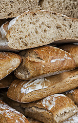 Image showing Stack of Breads