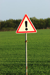 Image showing Danger traffic sign