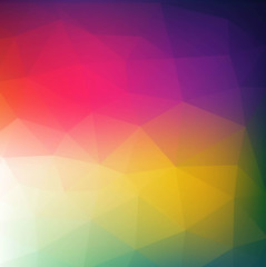 Image showing Colorful abstract geometric background with triangular polygons.