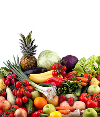 Image showing Fruits and vegetables