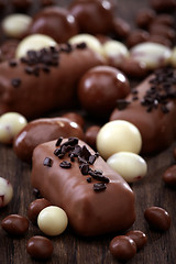 Image showing Various chocolate candies