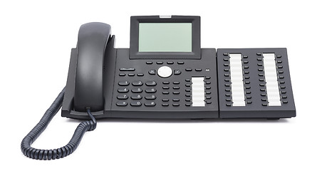 Image showing voip phone isolated on white background