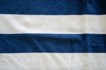 Image showing background striped blue white color fabric pattern 