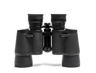 Image showing Black binoculars