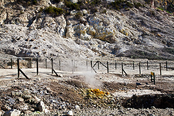 Image showing Solfatara - volcanic crater