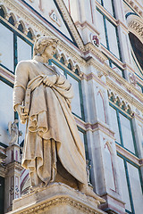 Image showing Dante statue