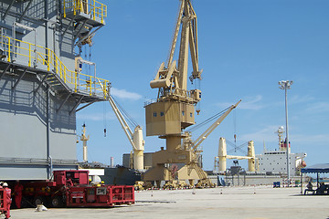 Image showing Industrial port