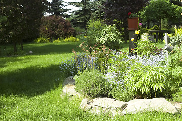 Image showing peaceful garden. spring