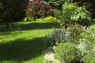 Image showing peaceful garden. spring