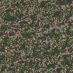 Image showing Universal Camouflage Pattern. Seamless Texture.