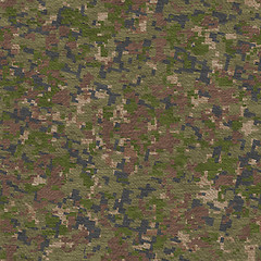 Image showing Summer Camouflage Pattern. Seamless Texture.