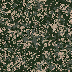 Image showing Military Grunge Background. Seamless Texture.