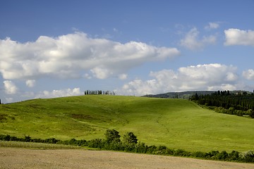 Image showing Hills in spring