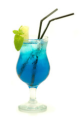 Image showing colourful cocktail isolated