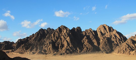 Image showing egyptian mountain