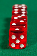 Image showing Red dice