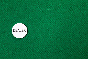 Image showing Poker dealer chip