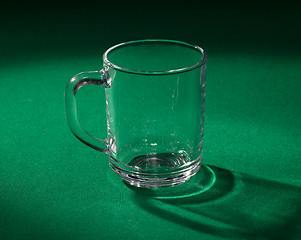 Image showing Empty glass beaker