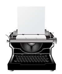 Image showing Vintage typewriter